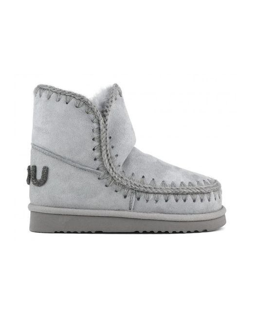 Mou Gray Winter Boots