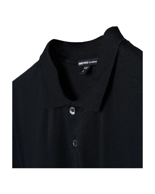 James Perse Black Polo Shirts