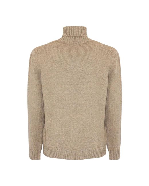 Turtlenecks di Eleventy in Natural da Uomo