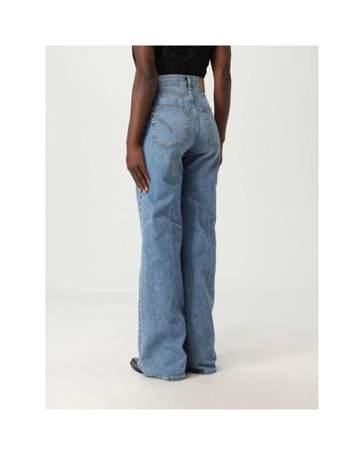 Dondup Blue Wide Jeans