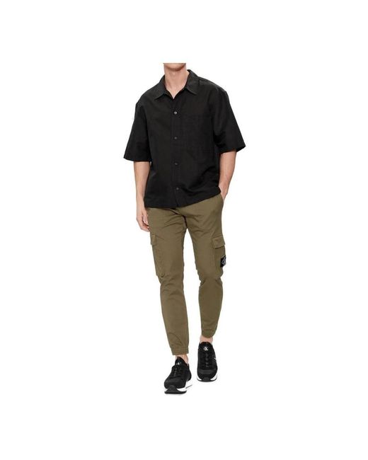 Calvin Klein Black Short Sleeve Shirts for men