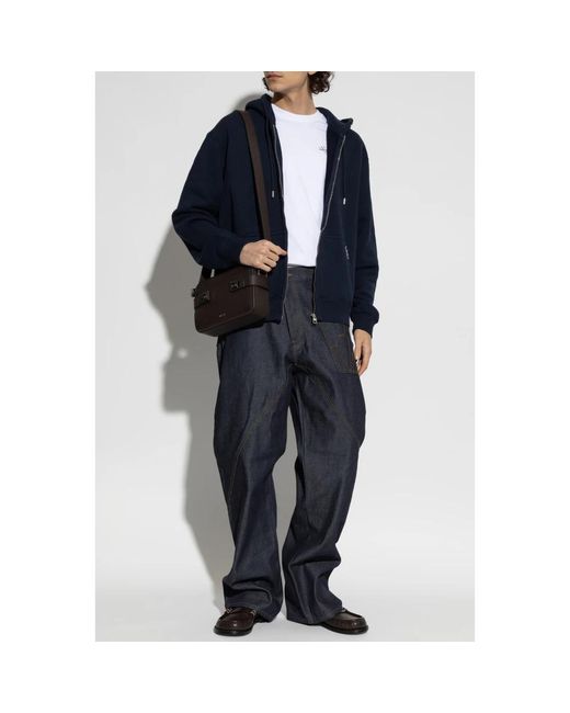 J.W. Anderson Blue Zip-Throughs for men
