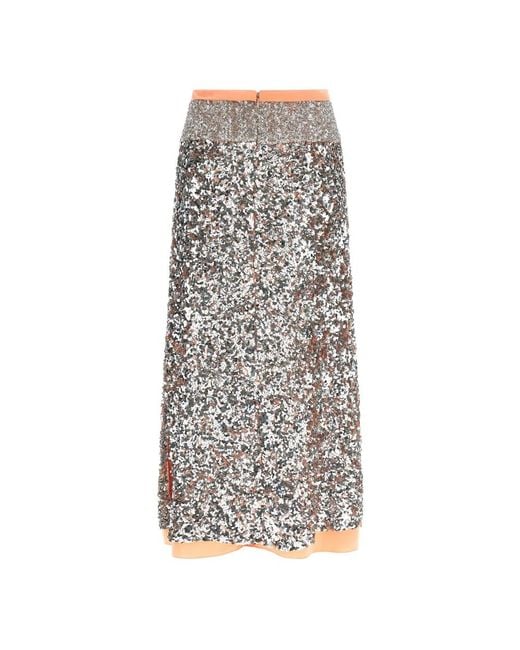 Rabanne Gray Maxi Skirts
