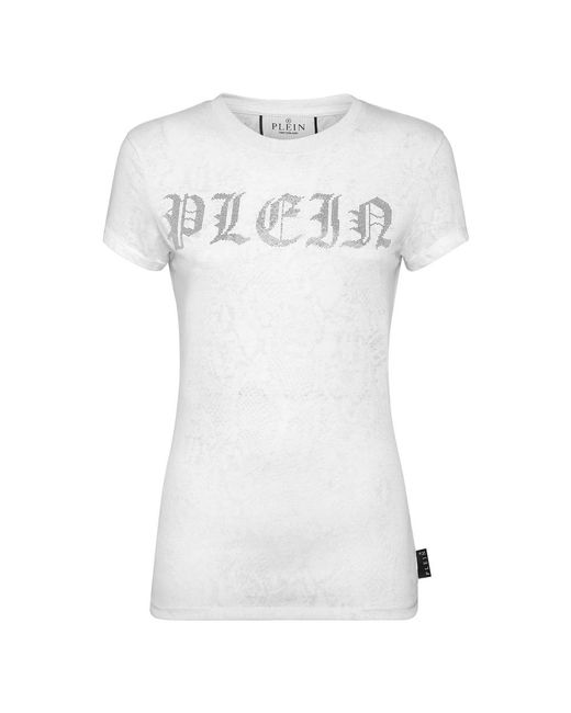 Philipp Plein T-Shirts in het White