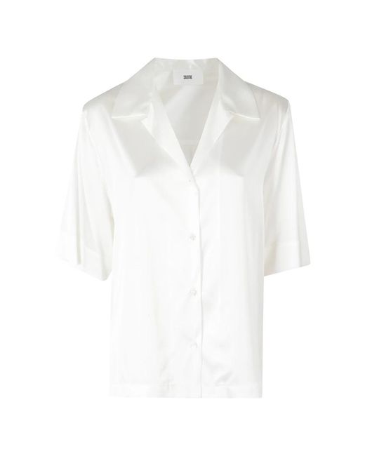 SOLOTRE Overhemden ,Wit ,Camicia in het White