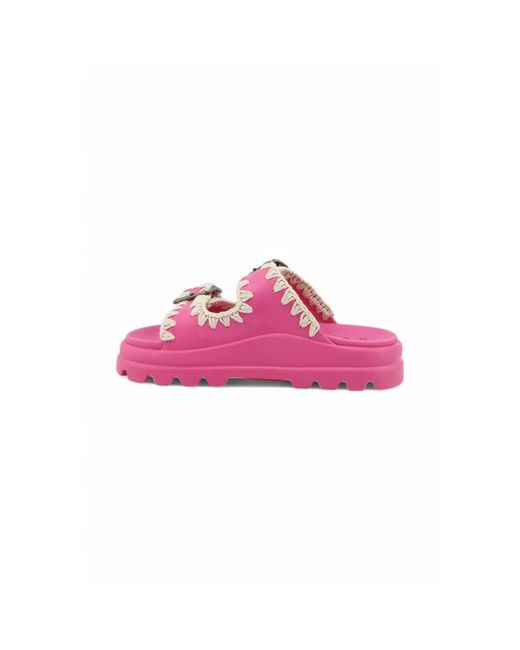 Sliders Mou en coloris Pink