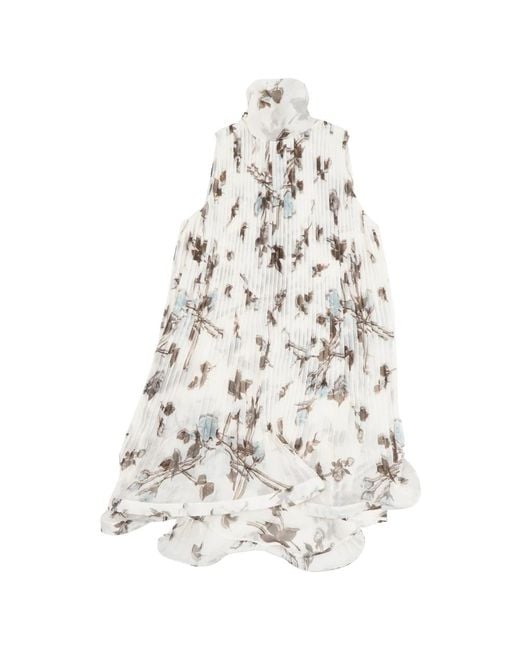 P.A.R.O.S.H. White Midi Dresses