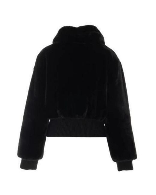 Pinko Black Faux Fur & Shearling Jackets