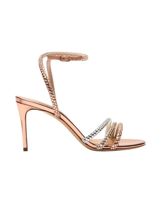 Casadei White High Heel Sandals