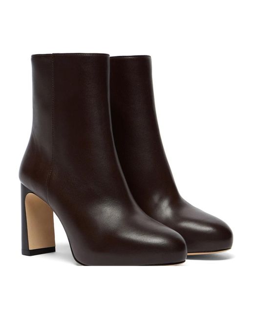 Stuart Weitzman Brown Heeled Boots
