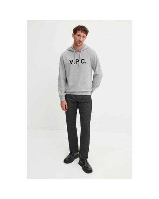 A.P.C. Standard Hoodie in het Gray voor heren