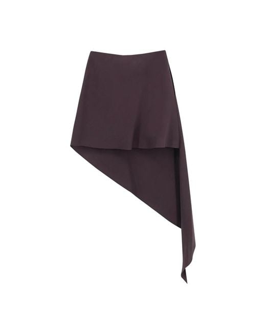 Alaïa Purple Short Skirts