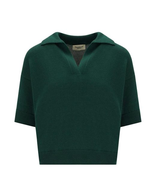 Weekend by Maxmara Green Polo Shirts