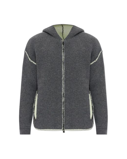 DIESEL Gray Cardigans for men