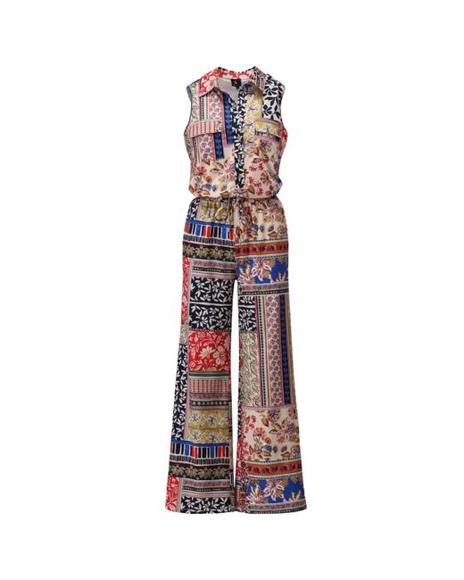 K-design Jumpsuit C317 in het Purple