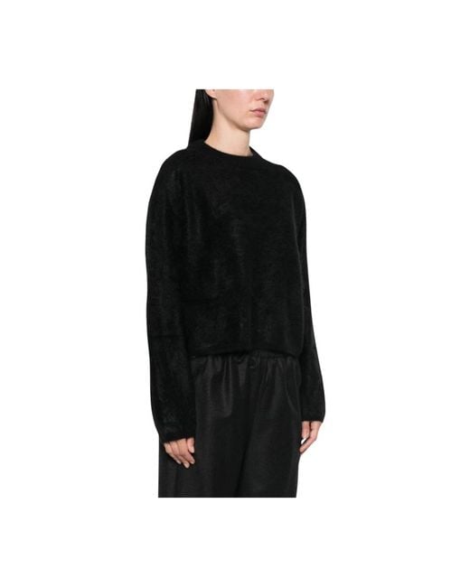 Soft Goat Black Cashmere Knitwear