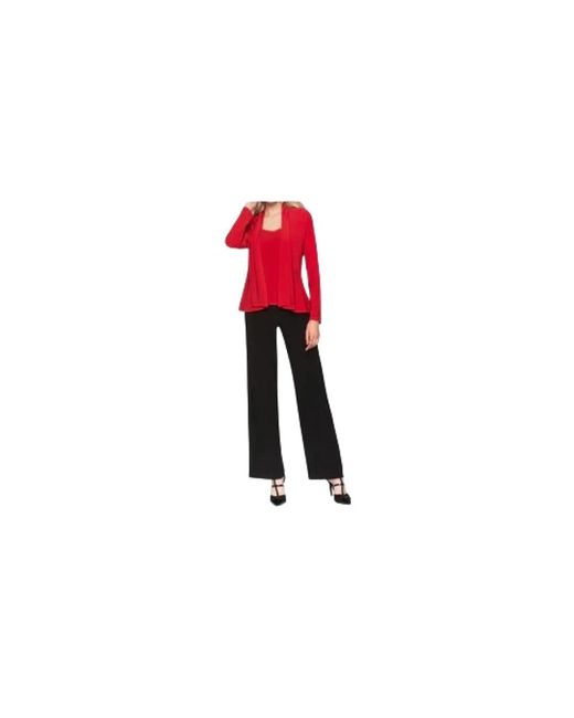 FRANK LYMAN Red Wide Trousers