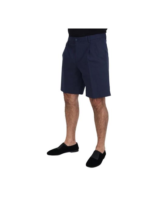 Dolce & Gabbana Blue Casual Shorts for men