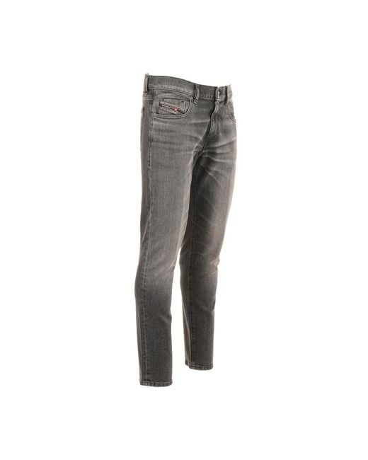 DIESEL Gray Slim-Fit Jeans for men