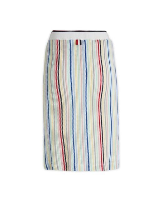 Thom Browne Blue Midi Skirts