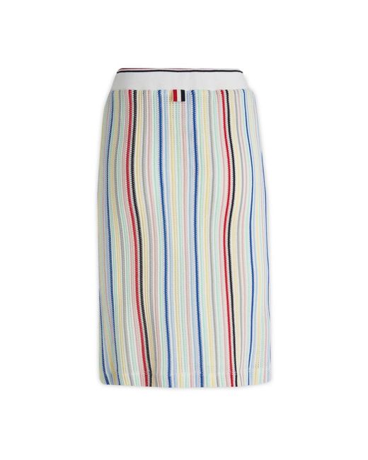Thom Browne Rokken ,Veelkleurig ,Midi Rok in het Blue