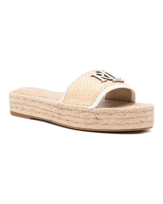 Ralph Lauren Pink Sliders