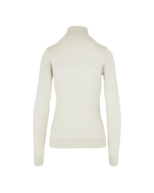 Bomboogie Slim Turtleneck in het White voor heren