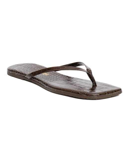 TKEES Brown Flip Flops