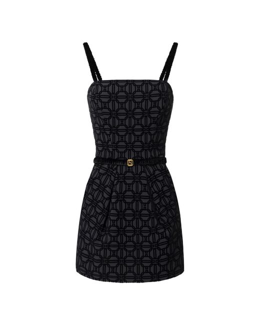 Elisabetta Franchi Black Short Dresses