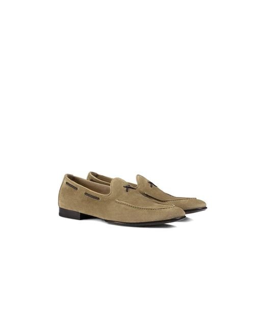 Doucal's Green Sailor Shoes for men