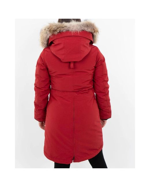 Canada Goose Red Rote rossclair parka jacke