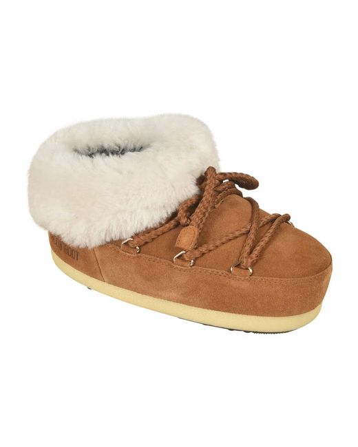 Moon Boot Brown Evx Mule Suede