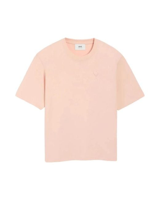 AMI Pink T-Shirts