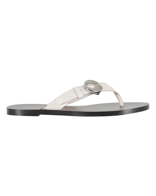 Coperni White Flip Flops
