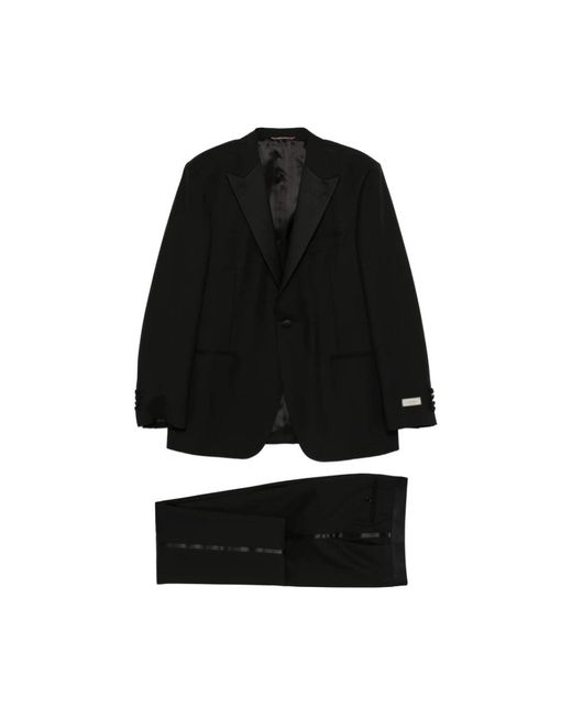 Single Breasted Suits Canali de hombre de color Black