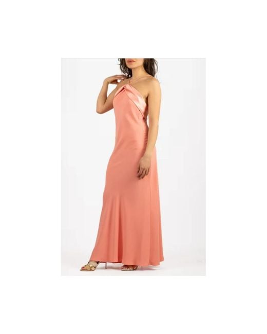 Hanita Orange Maxi Dresses