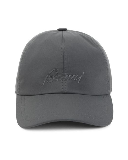 Brioni Gray Caps for men