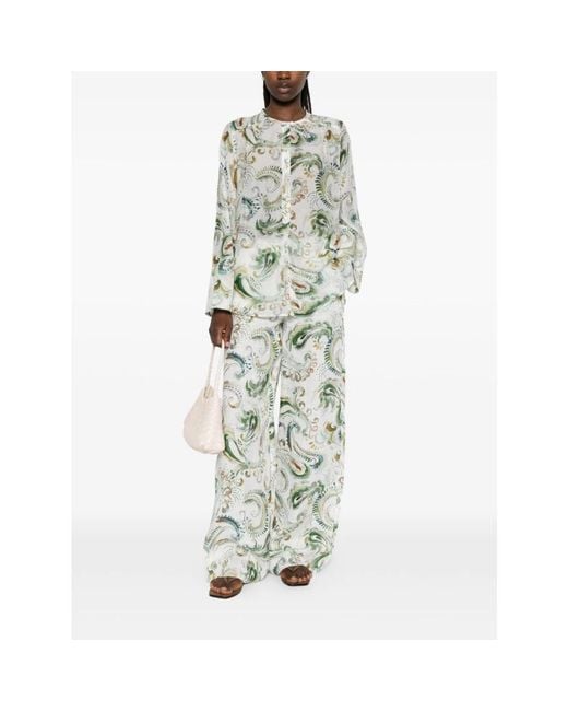 Marella Green Wide Trousers