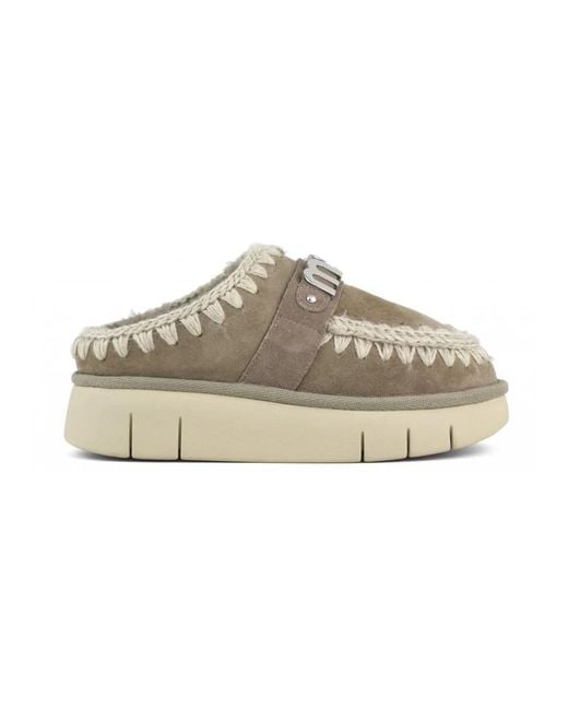 Mou Mules in het Metallic