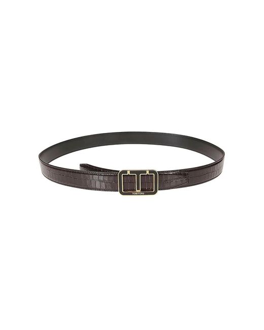 Stylish belt for men and women di Tom Ford in Brown