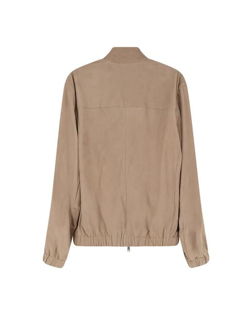 Boss Zip Pocket Jacket in het Natural voor heren