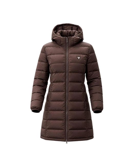 Guess Brown Down Jackets