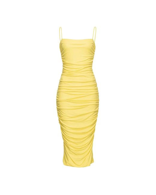 Midi Dresses di Pinko in Yellow