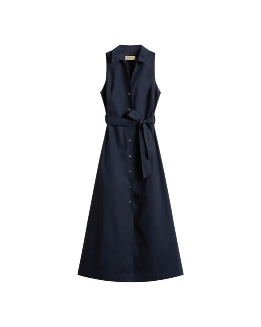 Woolrich Chemisier Jurk in het Blue