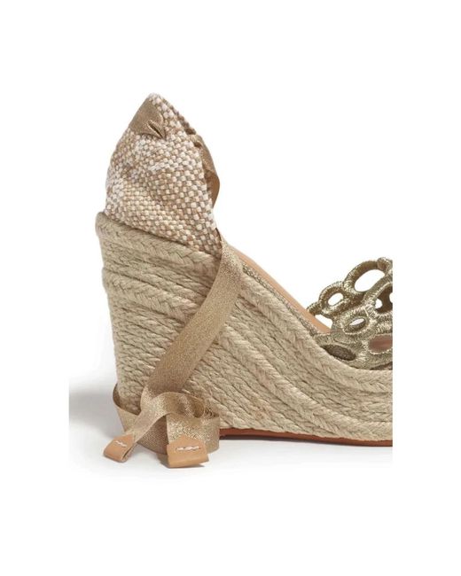 Castaner Natural Stilvolle espadrille sandalen für frauen