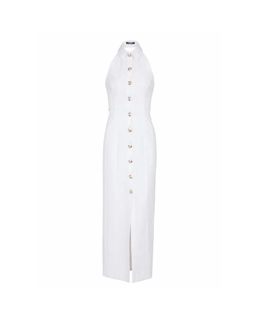 Midi Dresses Balmain de color White
