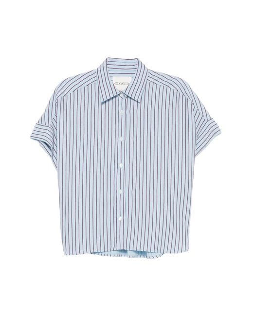 Closed Blue Shirts