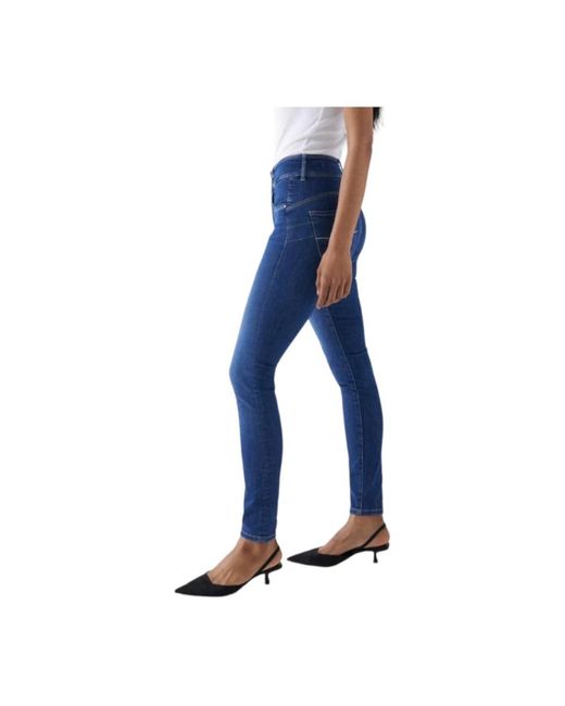 Salsa Jeans Blue Skinny Fit Jeans