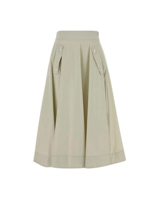 Herno Rokken ,Nylon Laminar Rok in het Natural