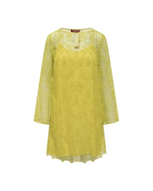 Max Mara Yellow Short Dresses